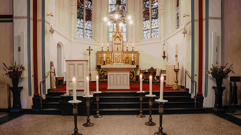 Binnenkant van de kapel