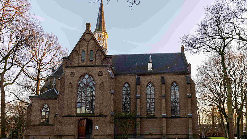 Buitenkant van de kapel